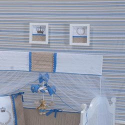 Nicho Decorativo Realeza Azul 2 Peças Nicho Decorativo Realeza Azul 2 Peças