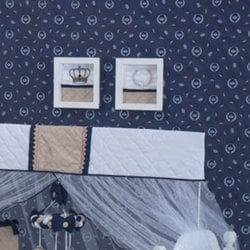 Nicho Decorativo Realeza Marinho 2 Peças Nicho Decorativo Realeza Marinho 2 Peças