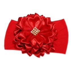 Faixa de Cabelo para Bebê Flor Vermelha Faixa de Cabelo para Bebê Flor Vermelha