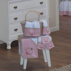 Cueiro Enxoval Para Bebê Realeza Rosê Cueiro Enxoval Para Bebê Realeza Rosê