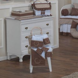 Cueiro Enxoval Para Bebê Realeza Chocolate Cueiro Enxoval Para Bebê Realeza Chocolate
