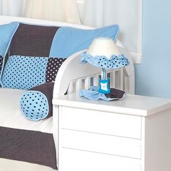 Abajur Quarto Bebê Menino Urso Musical Azul Abajur Quarto Bebê Menino Urso Musical Azul