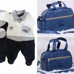 Saída de Maternidade + Kit Bolsa Maternidade Meu Príncipe Saída de Maternidade + Kit Bolsa Maternidade Meu Príncipe