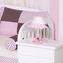 Abajur Quarto Enxoval Bebê Menina Ursa Florista Rosa Abajur Quarto Enxoval Bebê Menina Ursa Florista Rosa