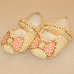 Sapatinho Bebê Menina Princesa Rosê Sapatinho Bebê Menina Princesa Rosê