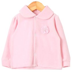 Casaco De Bebê Charme Rosa Plush Casaco De Bebê Charme Rosa Plush
