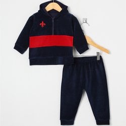Conjunto Bebê Casaco e Mijão London Marinho Conjunto Bebê Casaco e Mijão London Marinho