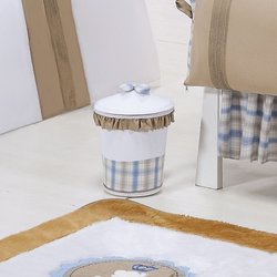 Lixeira Príncipe Urso Branco e Bege Lixeira Príncipe Urso Branco e Bege