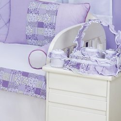 Cesta Decorada Quarto Enxoval Bebê Menina Melissa Lilás Cesta Decorada Quarto Enxoval Bebê Menina Melissa Lilás