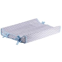Trocador de Bebê Chevron Azul Anatômico Trocador de Bebê Chevron Azul Anatômico