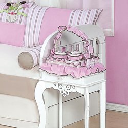 Cesta Decorada Vasinho Rosa Cesta Decorada Vasinho Rosa