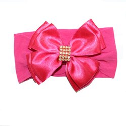 Faixa de Cabelo para Bebê Princess Pink Faixa de Cabelo para Bebê Princess Pink