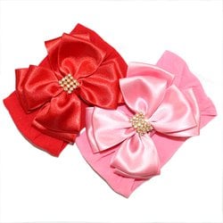 Faixa de Cabelo 2 Peças Vermelho e Rosa Faixa de Cabelo 2 Peças Vermelho e Rosa