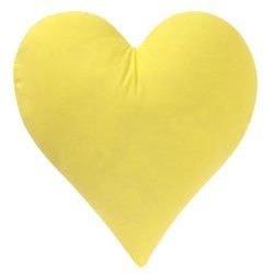 Almofada Coração Amarelo Almofada Coração Amarelo