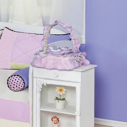 Jogo de Potes Quarto Enxoval Bebê Menina 03 Peças Barraca de Doces Rosa Jogo de Potes Quarto Enxoval Bebê Menina 03 Peças Barraca de Doces Rosa