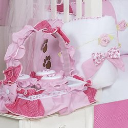Jogo de Potes Mamãe Ursa Bebê Menina 3 Peças Rosa Jogo de Potes Mamãe Ursa Bebê Menina 3 Peças Rosa