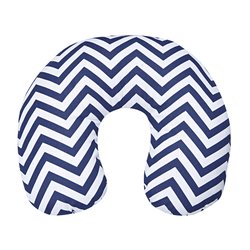Almofada de Pescoço para Bebê Chevron Marinho Almofada de Pescoço para Bebê Chevron Marinho
