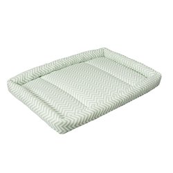 Colchonete para Bebê Chevron Verde 100% algodão Colchonete para Bebê Chevron Verde 100% algodão
