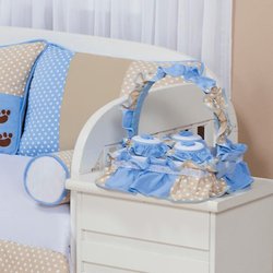 Jogo de Potes Papai Urso Azul 3 Peças Jogo de Potes Papai Urso Azul 3 Peças