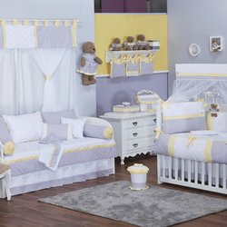Quarto de Bebê Chevron Noblesse Amarelo 28 Peças Quarto de Bebê Chevron Noblesse Amarelo 28 Peças