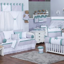 Quarto de Bebê Chevron Noblesse Verde 28 Peças Quarto de Bebê Chevron Noblesse Verde 28 Peças
