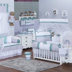 Quarto de Bebê Chevron Noblesse Verde 21 Peças Quarto de Bebê Chevron Noblesse Verde 21 Peças