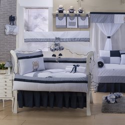 Quarto de Bebê Urso Baby Marinho 28 Peças Quarto de Bebê Urso Baby Marinho 28 Peças