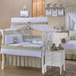 Quarto de Bebê Urso Baby Verde 21 Peças Quarto de Bebê Urso Baby Verde 21 Peças