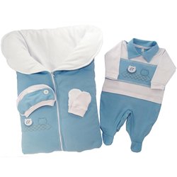 Saída de Maternidade Otávio Azul Saída de Maternidade Otávio Azul