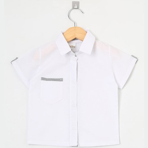 Camisa Infantil Casual Branco