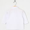 Camisa Infantil Basic Branco Manga Longa