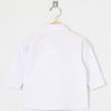 Camisa de Bebê Basic Branco Manga Longa