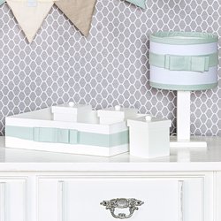 Kit Acessórios Luxo Verde 5 Peças MDF Kit Acessórios Luxo Verde 5 Peças MDF