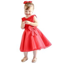 Vestido Infantil Amélie Vermelho Vestido Infantil Amélie Vermelho