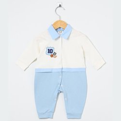 Macacão Manga Longa Jogos Azul Macacão Manga Longa Jogos Azul