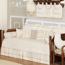Kit Cama Babá Alegoria Palha 200 Fios 100% Algodão 11 Peças Kit Cama Babá Alegoria Palha 200 Fios 100% Algodão 11 Peças