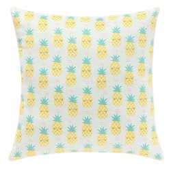 Almofada Love Fruit Abacaxis Quadrada Almofada Love Fruit Abacaxis Quadrada