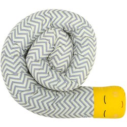Minhocão de Berço Chevron Amarelo Minhocão de Berço Chevron Amarelo