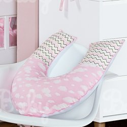 Almofada Amamentação Nuvenzinha Rosa Almofada Amamentação Nuvenzinha Rosa
