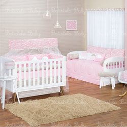 Quarto de Bebê Nuvenzinha Rosa 19 Peças Quarto de Bebê Nuvenzinha Rosa 19 Peças