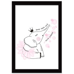 Quadro Decorativo Little Ballerina Bubbles Quadro Decorativo Little Ballerina Bubbles