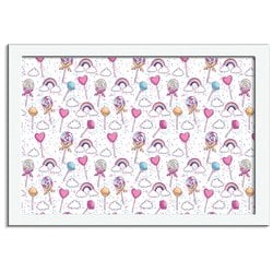 Quadro Decorativo Unicorn Lollipop Quadro Decorativo Unicorn Lollipop