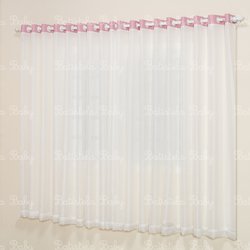 Cortina para Quarto de Bebê Elefantinho Rosê Cortina para Quarto de Bebê Elefantinho Rosê