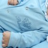 Saída de Maternidade Junior Azul 4 Peças