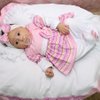 Saída de Maternidade Charmosa Chevron Pink 5 Peças