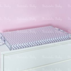 Trocador de Bebê Plastificado Nuvem e Gotinha Rosa Trocador de Bebê Plastificado Nuvem e Gotinha Rosa