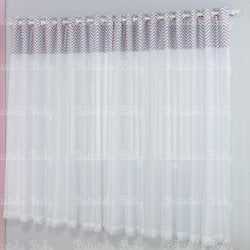 Cortina para Quarto de Bebê Nuvem e Gotinha Rosa Cortina para Quarto de Bebê Nuvem e Gotinha Rosa