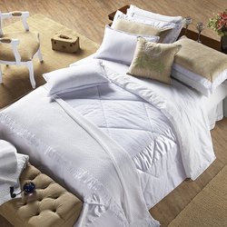 Kit Cama Casal Queen Elegance Branco 7 Peças Kit Cama Casal Queen Elegance Branco 7 Peças