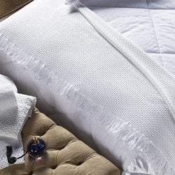 Manta Elegance Branco 100% Algodão Manta Elegance Branco 100% Algodão