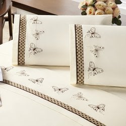 Jogo de Cama Queen Naturalle Palha 4 Peças Jogo de Cama Queen Naturalle Palha 4 Peças